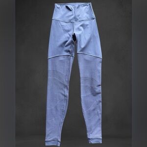 Lululemon Blue High-Waisted Leggings, size 4